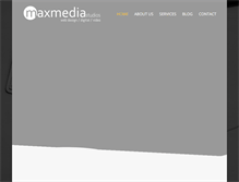 Tablet Screenshot of maxmediastudios.com